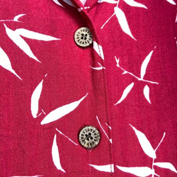 Vintage Shaver Lake Red Summer Outfit (L) - Picture 3 of 7